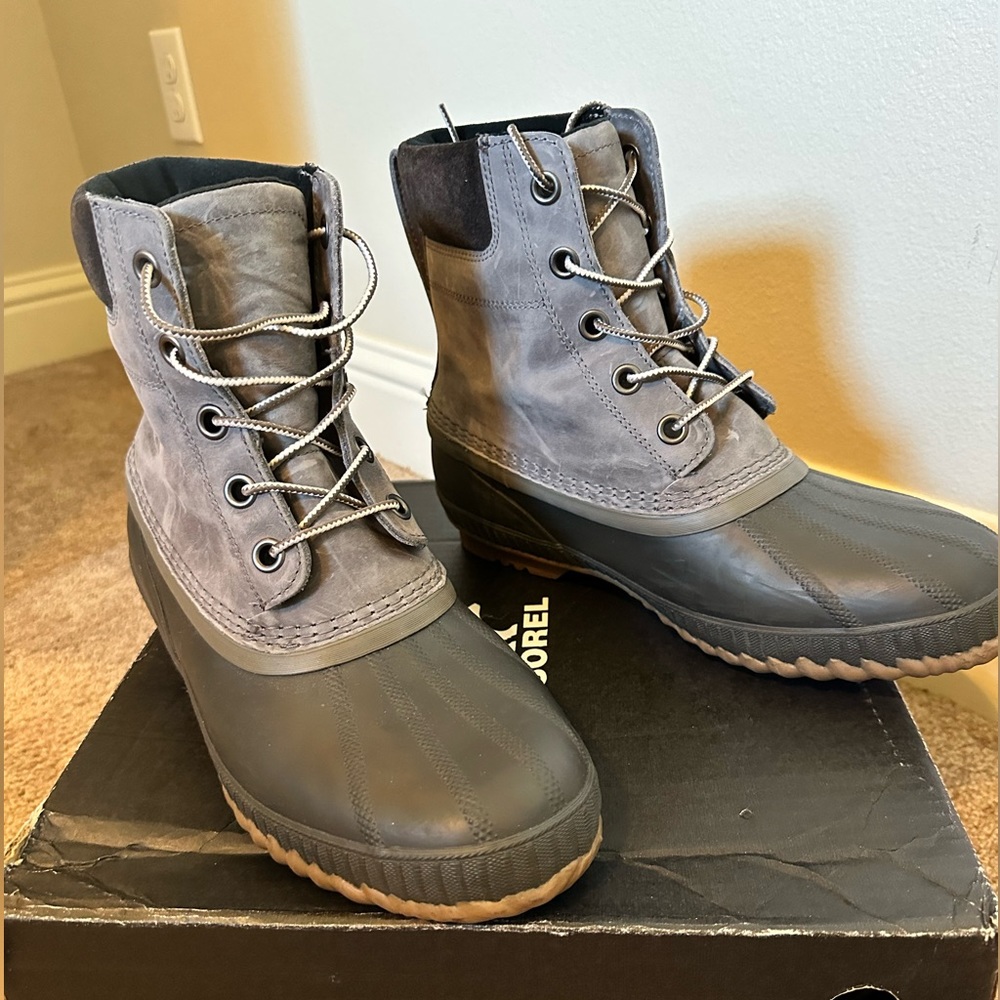 Sorel Cheyanne II Leather Lace-Up Rain/Snow Boot